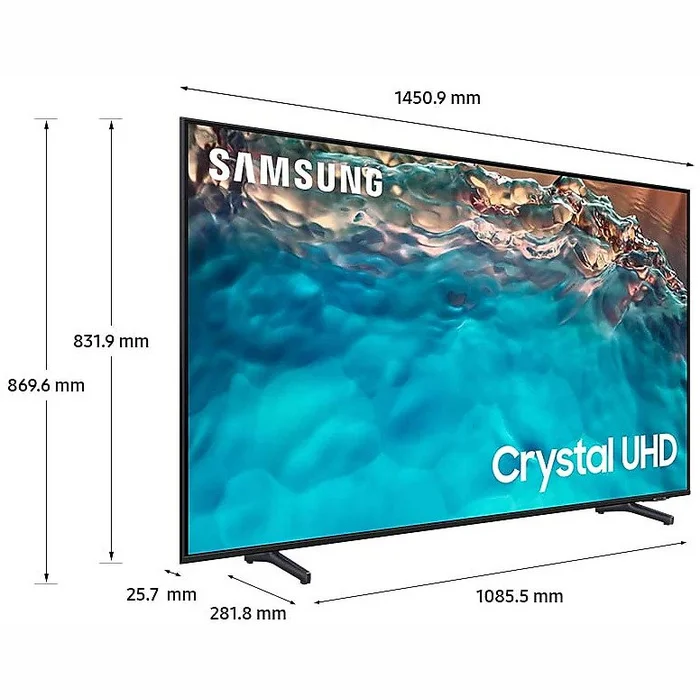 Televizors Samsung 65" Crystal UHD LED Smart TV UE65BU8002KXXH [Mazlietots]